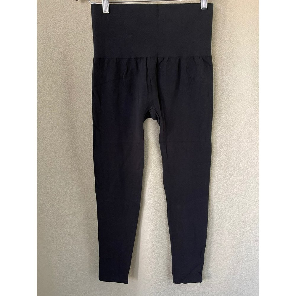 Black High Waist Stretch Thicker Leggings